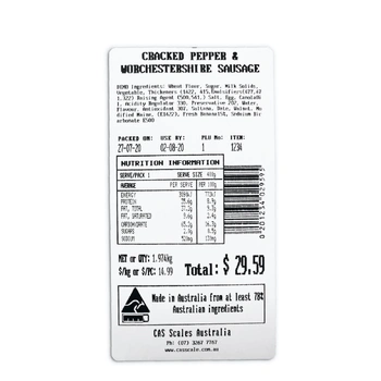 Offical CAS Scale 58x110 Large Direct Thermal Labels (30 Rolls) LS-58110