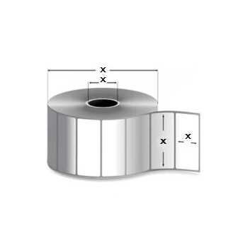 Labeling Tool Fee - 35.6mmx 21.2mm with 2mm Corner Radius NON Perforated