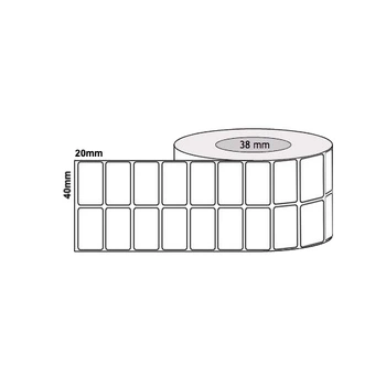 Marine Immersible GHS BS5609 Thermal Transfer Labels 40mm x 20mm - 2 Across (5 rolls of 2000 labels) Permanent