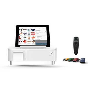 Star Micronics mPOP POP10CI Advanced All In One POS Solution (White) + 2D Socket Scanner