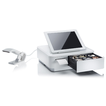 Star Micronics mPOP POP10CI Advanced All In One POS Solution, with Scanner in White