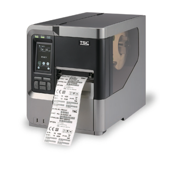 TSC MX241P 4" Industrial Thermal Transfer Label Printer 203 Touch LCD Screen USB/SER/ETH Full Rewinder