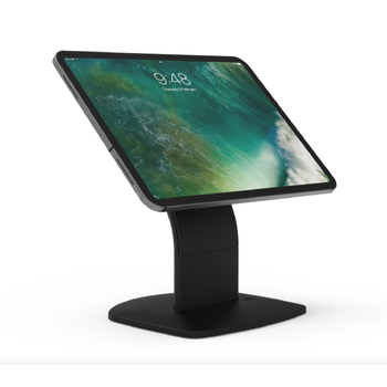 Monza Universal Tablet & iPad Retail Stand - (Black or White) Screw Down or Free Standing
