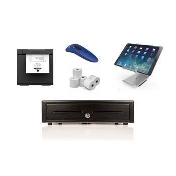 NETO MaroPost iPad Bundle No.7 Bluetooth Printer, iPad Stand, 2D Socket Scanner, Cash Drawer, Paper
