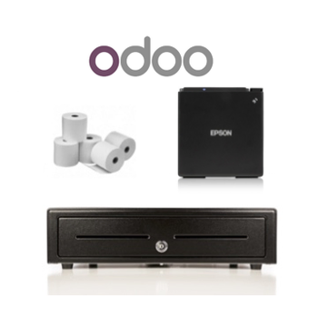 Odoo Mac / Windows POS Bundle 2 - Receipt Printer Cash Drawer Paper