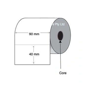 Direct Thermal Labels 90mm x 40mm (10 Rolls of 1,000)