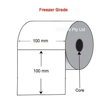 Direct Thermal Labels 100mm x 100mm (6 Rolls of 700) Freezer Grade