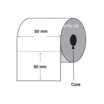Thermal Transfer Labels 50mm x 50mm (8 rolls of 1,000)