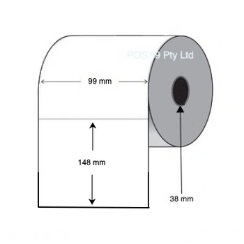 Thermal Transfer Labels 99mm x 148mm  (Rolls of 350) Yellow