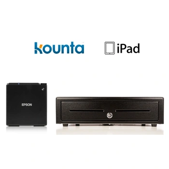 Kounta Bundle No.7 - iPad Only Receipt Printer, Cash Drawer (Optional paper)