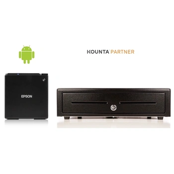 Kounta Android / Samsung Compatible Bundle No.8 - Epson m30II Receipt Printer, Cash Drawer