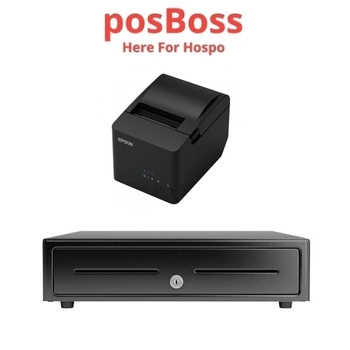 Apple IPad Bustle Bundle No.2 EPSON Network Receipt Printer, Cash Drawer TM-T82IVL
