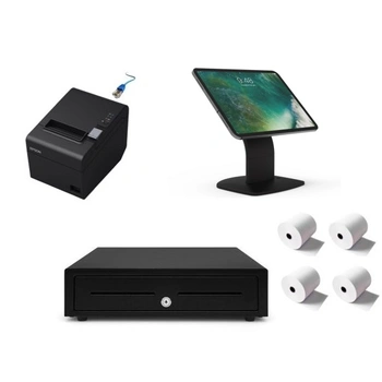 Bustle Bundle - iPad Stand, Receipt Printer, Cash drawer, Paper