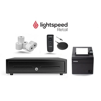 Lightspeed Retail X-Series POS Bundle No.24 Epson Receipt Printer Zebra Bluetooth Scanner Cash Drawer