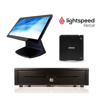 LightSpeed Retail X-Series and R-Series POS Bundle No.44 - Element POS Terminal, Receipt Printer, Cash Drawer (Optional Scanner)
