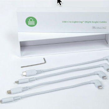 PCLocs 4 Pack USB-C to Lightning Replacement Cables