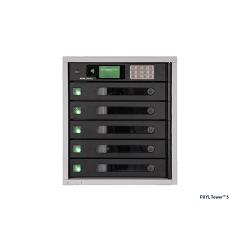 PCLocs FUYL Tower Pro 5 Bay Smart Locker - PCL3-10535