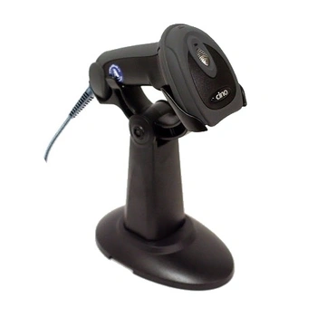 Cino A670 USB Corded 2D Barcode Scanner with Smart Stand