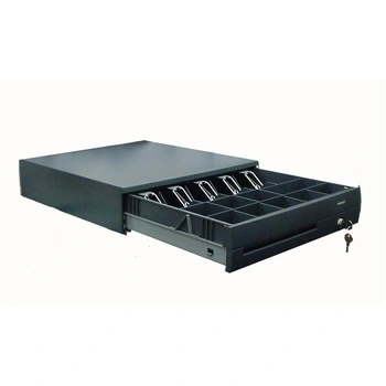 Posiflex CR-4100 with Standard Solenoid Cash Drawer Black