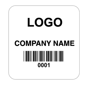 Pre-Printed Thermal Transfer Labels 100mm X 100mm (1 Roll of 1,000) White Paper Matte Permanent