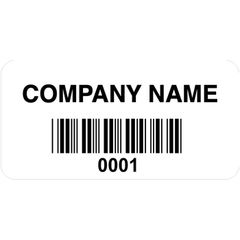 Pre-Printed Thermal Transfer Labels 40mm X 20mm White Paper Matte Permanent