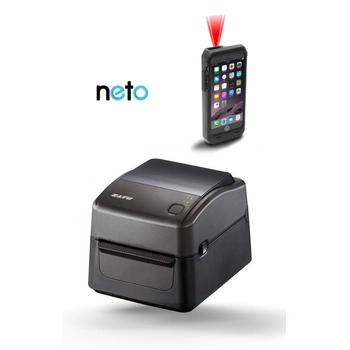 Neto Pick + Pack Compatible Barcode Scanner & Label Printer Bundle