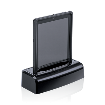 Single Bay Charging Cradle for iPad Mini with Infinea Tab Mini and CS-TM5F FlexProtective Case