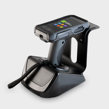 Single Station drop-in charger to suit Linea Pro Rugged for iPhone 13/14 with Pistol Grip