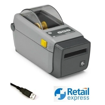 Retail Express Compatible 2-inch Label & Wristband Printer (USB/Bluetooth)