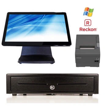 Reckon Compatible Bundle No.12 -  15" Touch POS Terminal, USB Receipt Printer, Cash Drawer