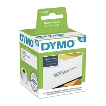 DYMO LabelWriter Address Labels 28mm x 89mm, 2 Rolls (S0722370)