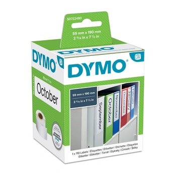 DYMO LabelWriter Lever Arch File Labels 59mm x 190mm (S0722480)