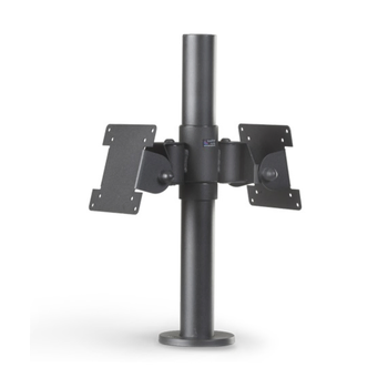 SPACEPOLE Pole Back-To-Back Fixed-VESA 75/100 Black