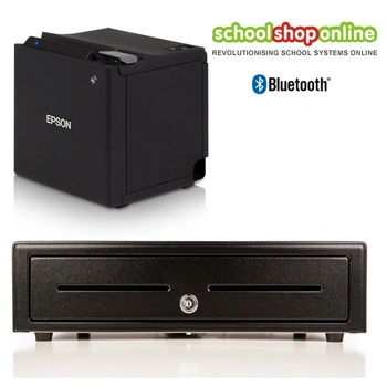 SchoolShopOnline Bundle No.1 - Epson TM-M30III Receipt Printer, Cash Drawer (Optional paper)