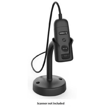 Zebra Gooseneck Intellistand Weighted in Black for Corded CS6080
