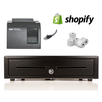 Shopify Bundle No.1 - STAR Network Printer, Cash Drawer, Paper
