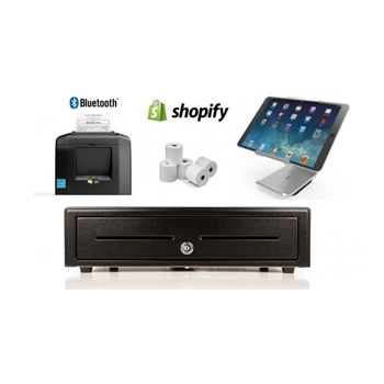 Shopify Bundle No.5 - STAR Bluetooth Printer, iPad Stand, Cash Drawer, Paper