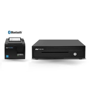 Star Micronics Thermal TSP143IIIBi Bluetooth Printer and SMALL STAR Cash Drawer Bundle