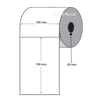 Brother TD-4000 Direct Thermal Labels 100mm x 150mm x 25mm Core (5 Rolls of 400) TD-44xx TD-45xx