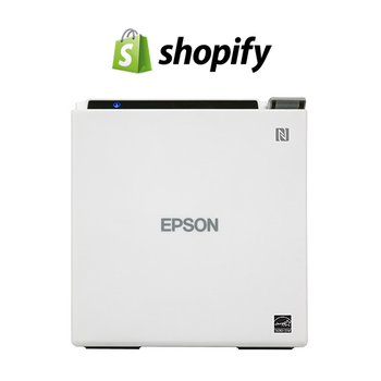 Shopify Compatible WHITE Bluetooth Epson TM-M30III Thermal Receipt Printer 
