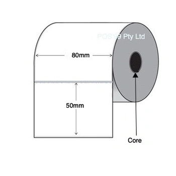 Inkjet Labels 80mm x 50mm x 50mm Epson TM-C3500 CW-C4010