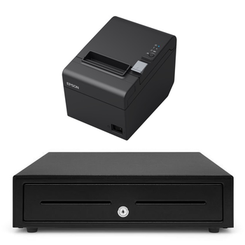 Epson TM-T82III Receipt Printer and Cash Drawer Bundle