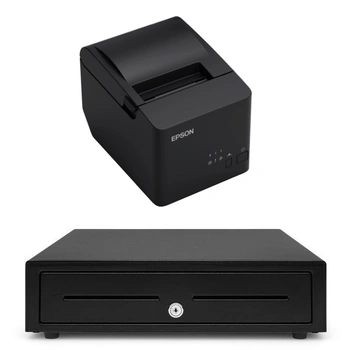 Epson TM-T82IVL Receipt Printer and Cash Drawer Bundle