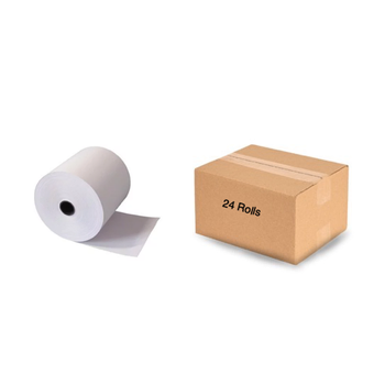 80mm x 80mm Phenol-Free Thermal Receipt Paper Rolls for POS Printers 50 Rolls TPHEN808050