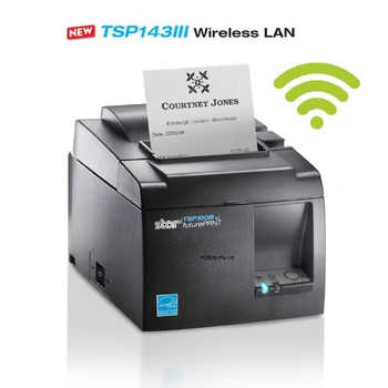 STAR TSP143III WLAN Wifi / Wireless Thermal Receipt Printer (TSP143iii-WLAN / TSP100 Range)