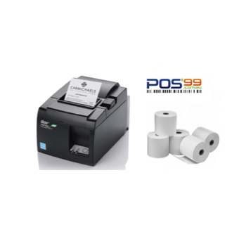 STAR TSP143IIIU (TSP100ECO) USB Thermal Receipt Printer + Box of Receipt Paper