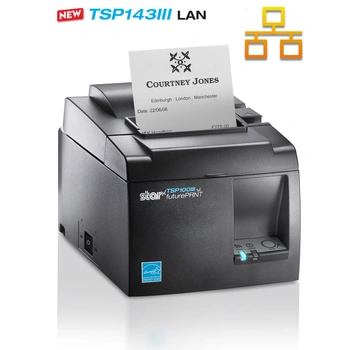 STAR TSP143III LAN Thermal Receipt Printer, Ethernet (TSP143iii-LAN / TSP100 LAN)