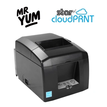 MR YUm STAR TSP654II CloudPRNT Thermal Receipt Printer with Autocutter  TSP654II01X-GRY