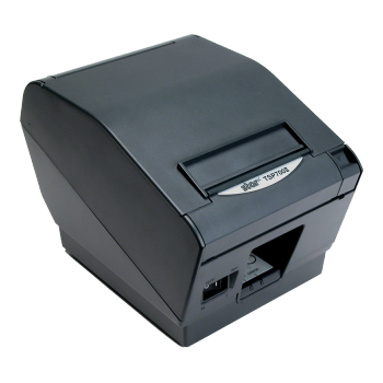 STAR TSP743IIE-GRY Thermal Receipt Printer Autocutter ETHERNET / LAN Black