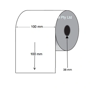 Thermal Transfer Labels 100mm x 100mm (Rolls of 500) Synthetic Permanent